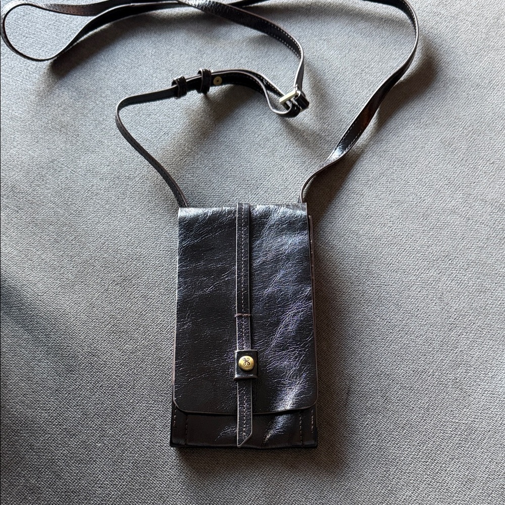 HOBO Black Leather Crossbody Bag